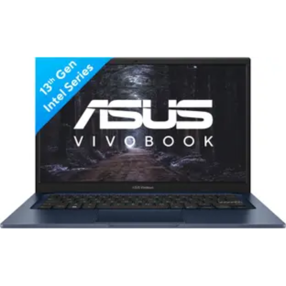 ASUS VivoBook 14 Intel Core i5 13th Gen 1335U - (8 GB/512 GB SSD/Windows 11 Home) X1404VA-NK521WS Thin and Light Laptop  (14 Inch, Quiet Blue, 1.40 kg, With MS Office)