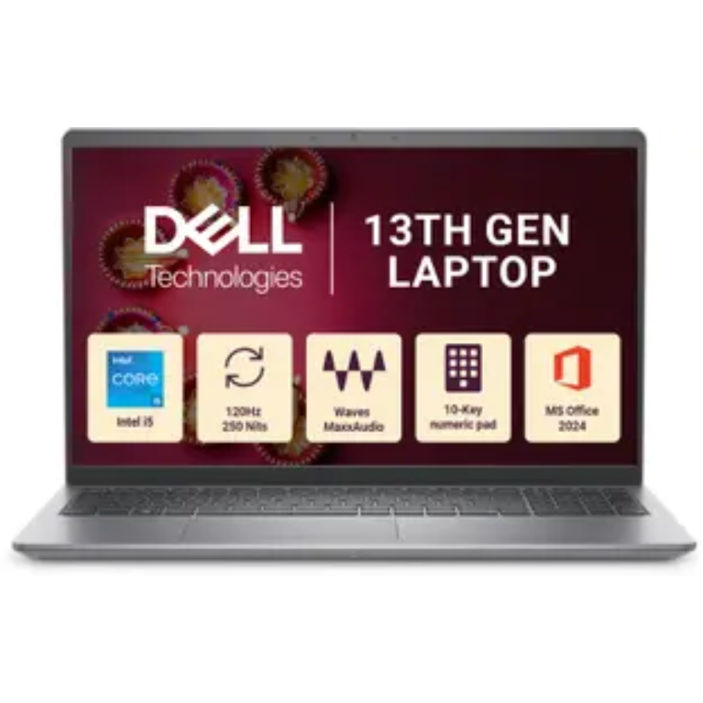 DELL 15 Intel Core i5 13th Gen - (16 GB/512 GB SSD/Windows 11 Home) Vostro 3530 RPL Laptop (15.6 inch, Titan Grey, 1.66 Kg, With MS Office)
