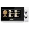 Haier 20L Grill Microwave Oven (HIL2002GSPB, Quartz Heater, Combination cooking, Curveceous Glass, Steam Clean)