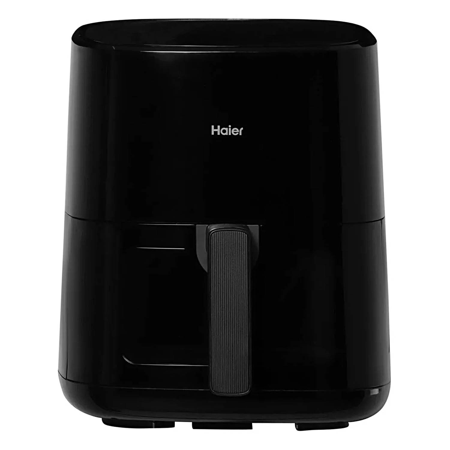 Haier 5 Litre Air Fryer with 3D Hot Circulation, 12 Rich Recipes and See Through Option, Black, HAF-D502B